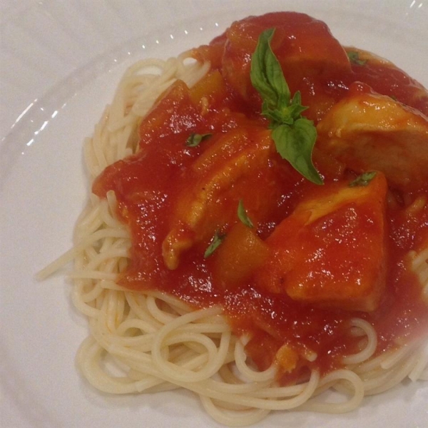 Simple Chicken Cacciatore