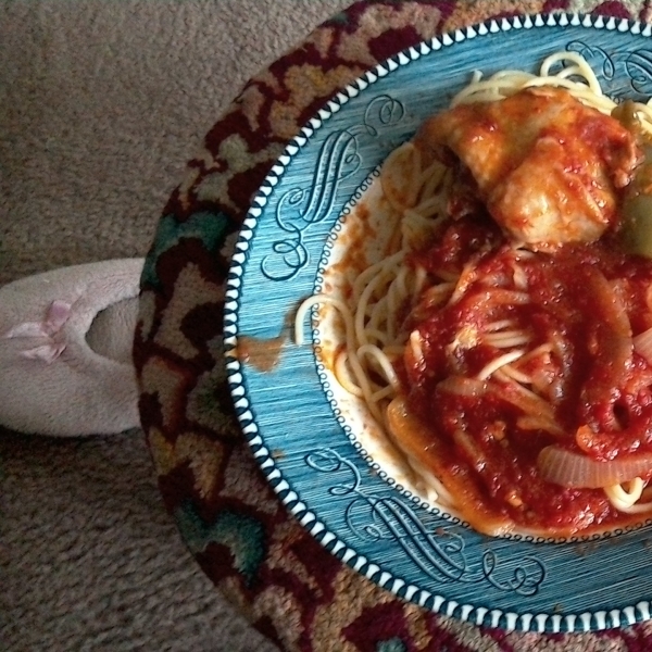 Simple Chicken Cacciatore