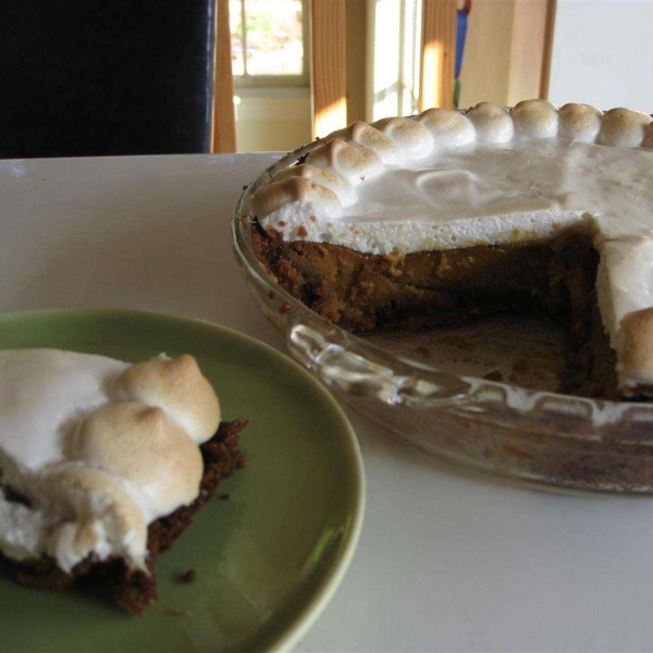 Sweet Potato Pie with Marshmallow Meringue Topping