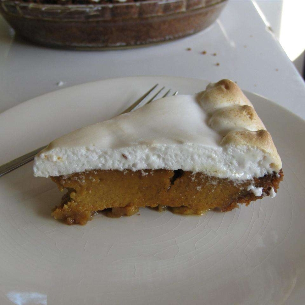 Sweet Potato Pie with Marshmallow Meringue Topping