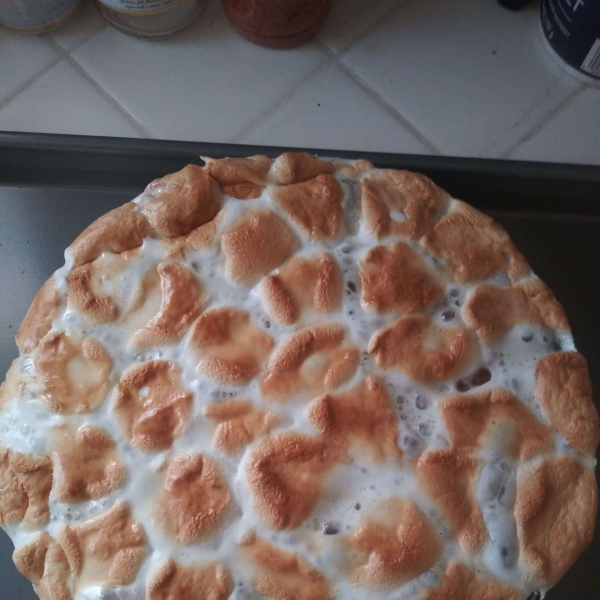 Sweet Potato Pie with Marshmallow Meringue Topping