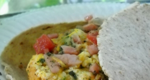 Egg Pesto Breakfast Wrap