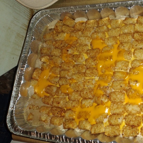 Cheeseburger Casserole with Tater Tots