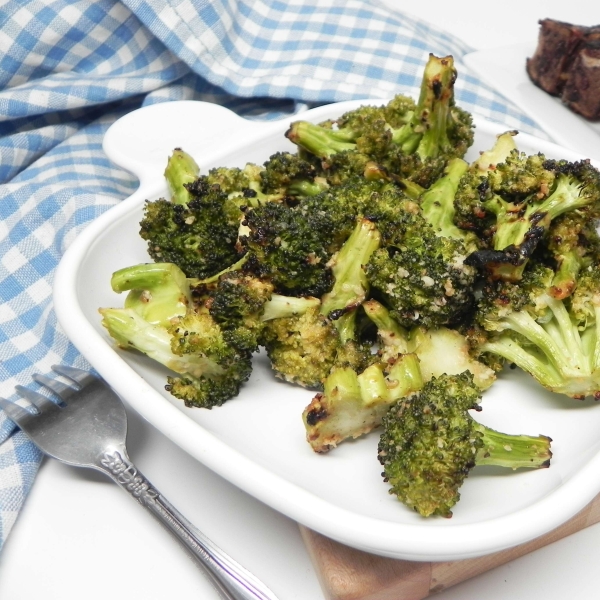 Simple Grilled Caesar Broccoli