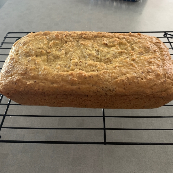 Almond Flour Bread Loaf with Parmesan