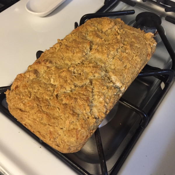 Almond Flour Bread Loaf with Parmesan