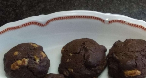 Chocolate and Marzipan Cookies