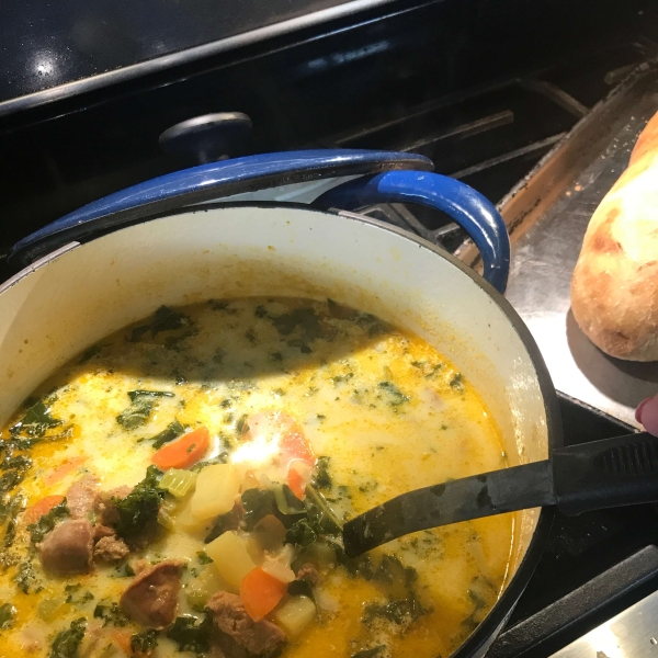 Rich Italian Sausage and Potato Soup