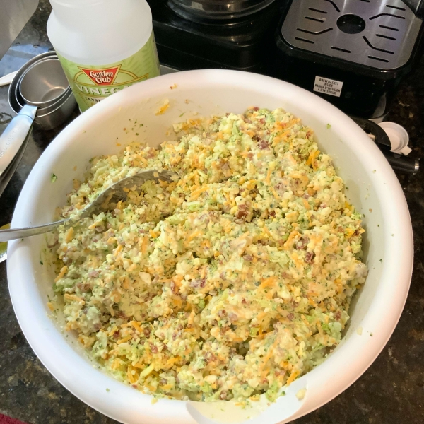 Broccoli Cauliflower Salad