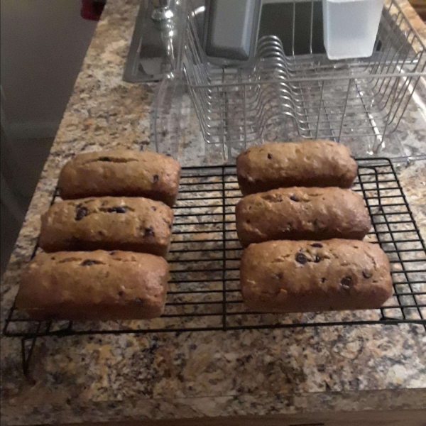 Emily's Banana-Nut Mini Loaves with Chocolate Chips