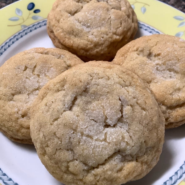 Spice Cookies with Crystallized Ginger