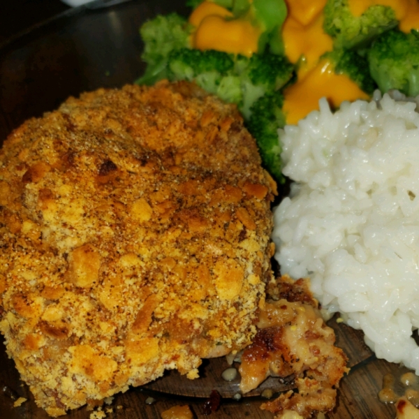 Gouda and Spinach Stuffed Pork Chops