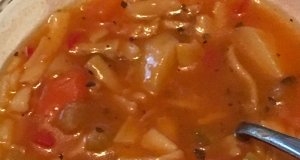 Healthy Veggie Minestrone Soup