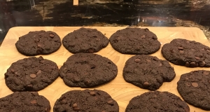 Vegan Chocolate Chocolate Chip Cookies