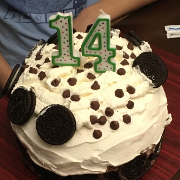 Chocolate Chip Cookie Ice Cream Cake