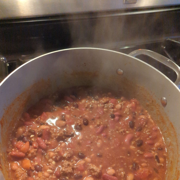 Slow Cooker 3-Bean Chili