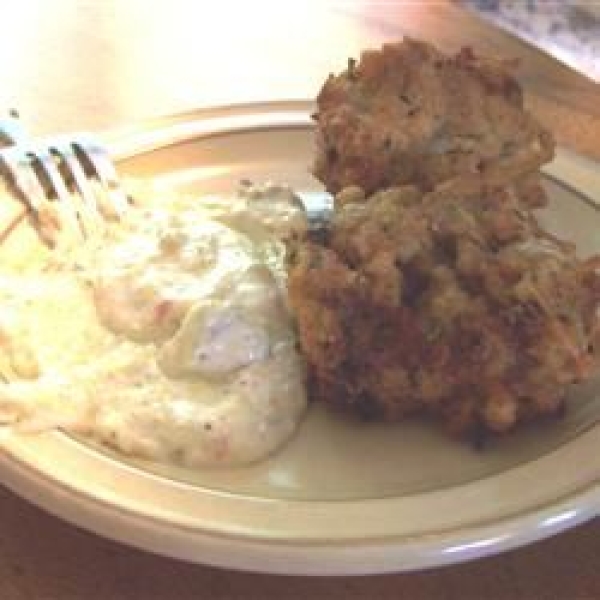 Zucchini and Razor Clam Fritters