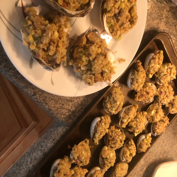 Zucchini and Razor Clam Fritters