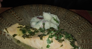 Pan-Poached Alaskan Salmon Piccata