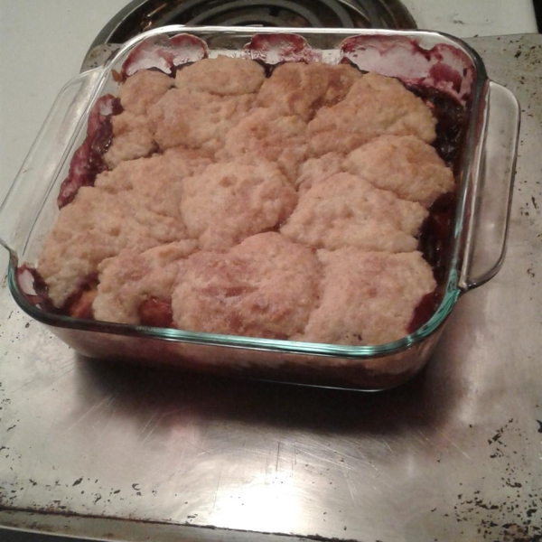 Peach Berry Cobbler