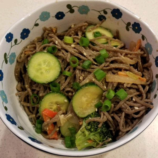 Amazing Peanut Soba Noodles