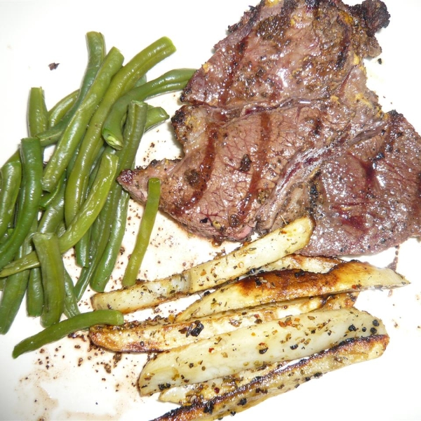 Flat Iron Steak Grilled to a 'Tea'