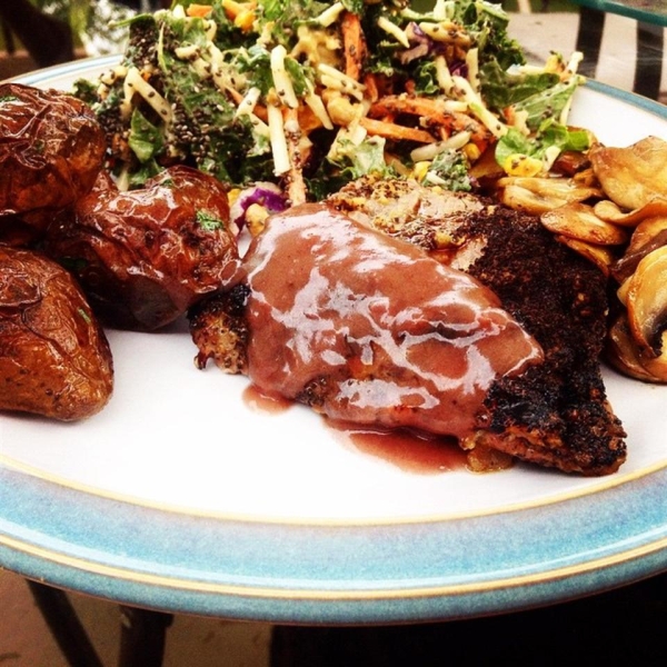 Flat Iron Steak Grilled to a 'Tea'