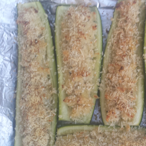 Crabmeat-Stuffed Zucchini Boats