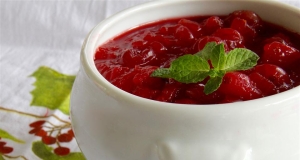 Lemon Ginger Cranberry Applesauce