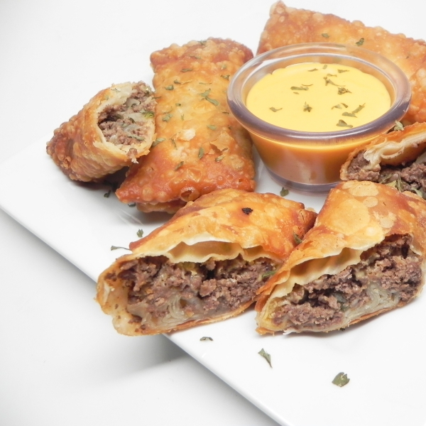 Philly Cheesesteak Egg Rolls