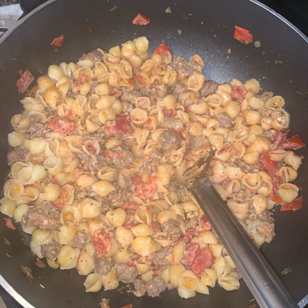 Cheesy Sausage Pasta