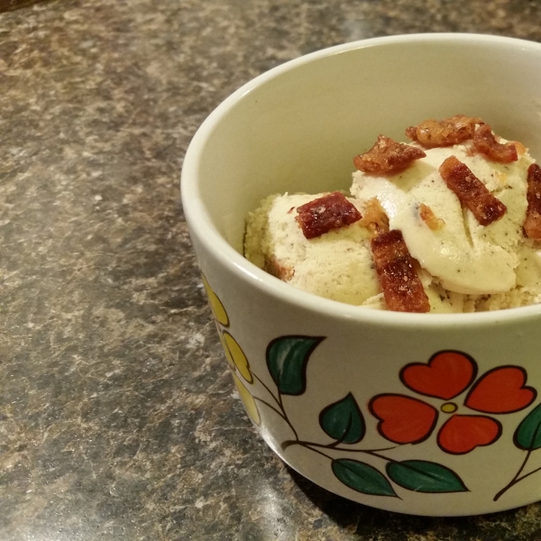 Waffles and Bacon Frozen Custard
