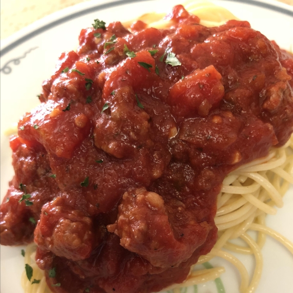 Mexican-Style Spaghetti and Meatballs