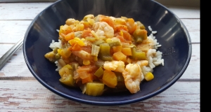 Okra Stew with Shrimp