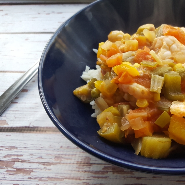 Okra Stew with Shrimp