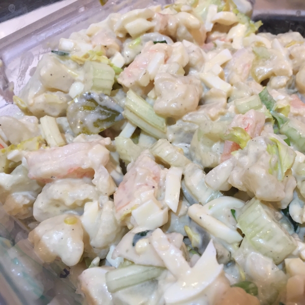 Cauliflower Shrimp Salad