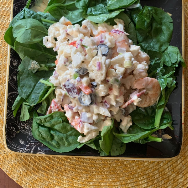 Cauliflower Shrimp Salad