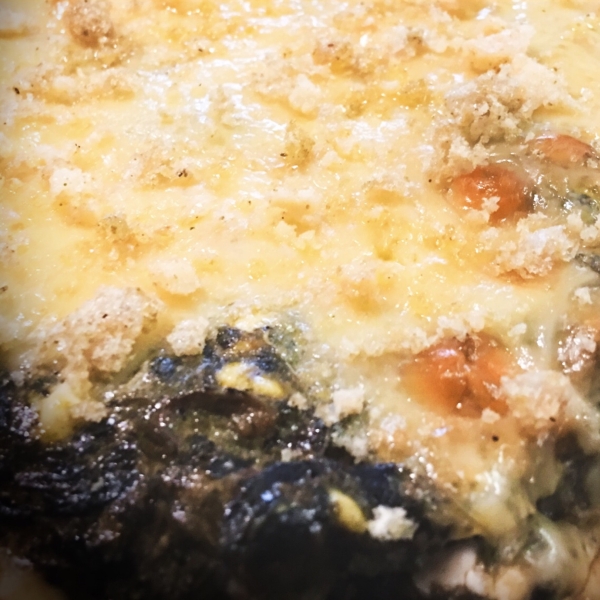 Asparagus-Spinach-Artichoke Casserole