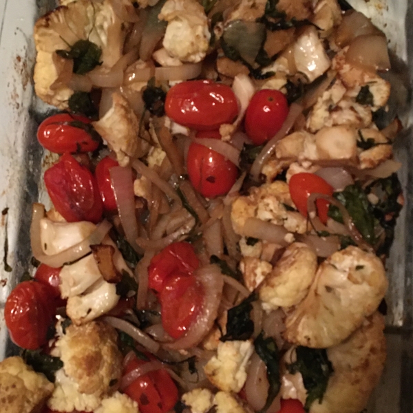 Italian Roasted Cauliflower