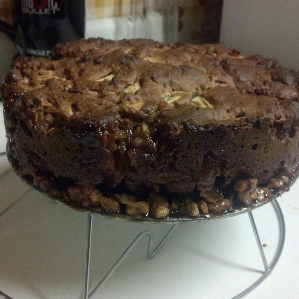 Apple Coffee Cake With Brown Sugar Sauce