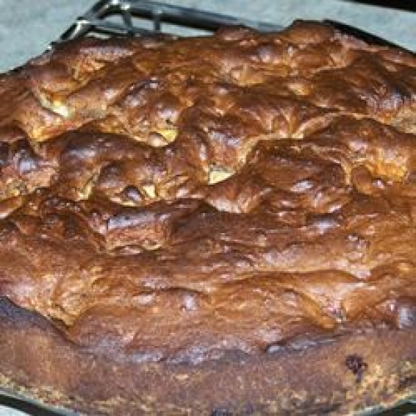 Apple Coffee Cake With Brown Sugar Sauce