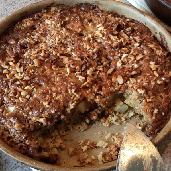 Apple Coffee Cake With Brown Sugar Sauce