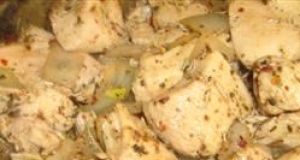 Chicken and Herbs in White Wine