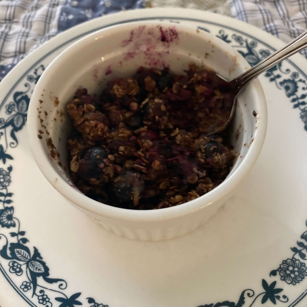 Air Fryer Blueberry Crisp