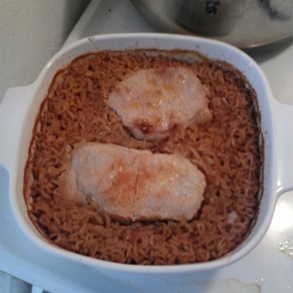 Pork Chops and Dirty Rice