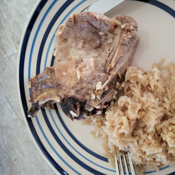 Pork Chops and Dirty Rice