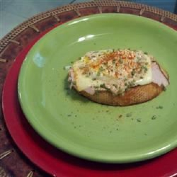 Croque Madame on Brioche