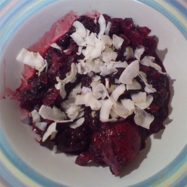 Berry Breakfast Cobbler