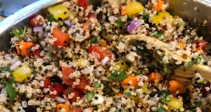 Cranberry and Cilantro Quinoa Salad