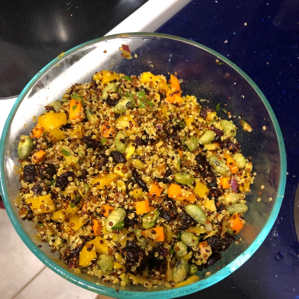 Cranberry and Cilantro Quinoa Salad